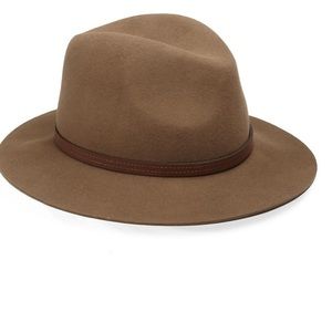 Rag and bone taupe felt fedora. New with tags!